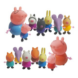 Bonecos Família Peppa Pig Pronta Entrega C/ 14 Itens