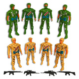 Bonecos Soldados Militar Exercito Miniatura Comando Super