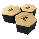 Bongô Percussão Bongô Triplo Jhamma Percussões Oferta