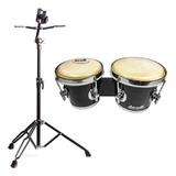 Bongo Torelli Preto 7x8 Com Suporte