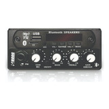 Boog Mixer Automotivo C/ Usb C/ P2 Para Microfone + Controle