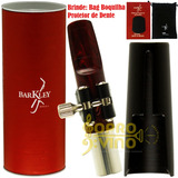 Boquilha Barkley Jazz Hybrid 7 Sax Tenor Vermelha Completa