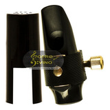 Boquilha Completa Sax Soprano Smooth Jazz 7 Barkley Preta