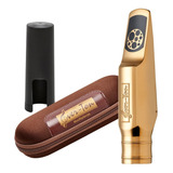 Boquilha Ever-ton Strength 7 Gold Sax Alto + Braçad + Case
