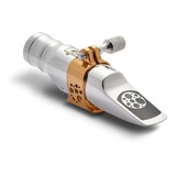 Boquilha Ever-ton Strength 7 Silver Sax Alto Braçadeira Case