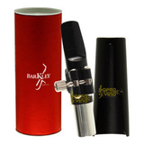 Boquilha Sax Alto Barkley Jazz 8 Preta Completa Bag Protetor