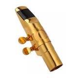 Boquilha Sax Alto Dourada Mouthpiece Metal