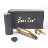 Boquilha Sax Alto Strength 7 Bronze Ever-ton Braçadeira Case
