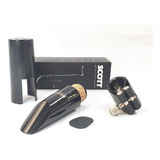 Boquilha Scott Clarinete 5c + Braçadeira Completa + Brinde