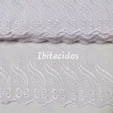 Bordado Inglês 10cm Largura / Peça