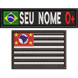 Bordado Tarja Nome Bandeira São Paulo
