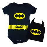 Bori Body Bodie Para Bebês Super Batman + Touca Mesversários
