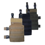 Bornal Tático De Perna Modular Bope Preto Verde Tan