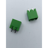 Borne 5,08mm 2edg-2 2 Vias Macho 180° Fechado Lote C 50peças