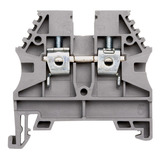 Borne Conector Passagem Btwp 10mm² Cinza Weg C/ 10pçs