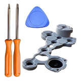 Borracha Condutiva Para Controles Xbox One S + Chaves Torx