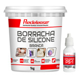 Borracha De Silicone Branca P/ Moldes