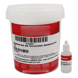 Borracha De Silicone Branca P/ Moldes C Catalisador 1,030 Kg