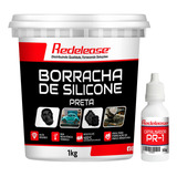 Borracha De Silicone Preta Fundição De