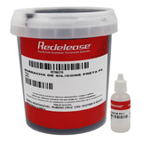 Borracha De Silicone Preta Rígida C Catalisador 1,030kg