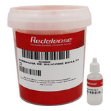 Borracha De Silicone Rosa P/ Moldes C Catalisador 1,030 Kg