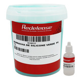 Borracha De Silicone Verde P/ Moldes C Catalisador 1,030 Kg