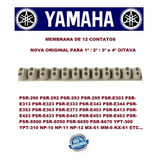 Borracha P/ Teclado Yamaha Psr S550 / S500 / S650 Original