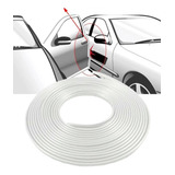 Borracha Protetora Borda Veículos - 10 Mt - Branco Brilhante