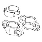 Borracha Thule 52569 Aheadset Para Thule Ride Along Mini