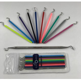 Borrachinhas Aparelho Ortodontico 10 Cores + Aplicador Metal