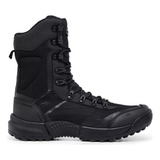 Bota Acero Ponto 50 Militar Coe Preto Couro Tatica Contorno