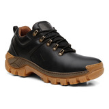 Bota Adventure Masculina Em Couro Legítimo Coturno Promoção