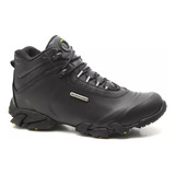 Bota Attack Coturno Masculina Bull Terrier Couro Legitimo,