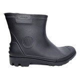 Bota Borracha Galocha Vonder Em Pvc Forrado Preto Cano 3/4