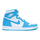 Bota Bota Air Jordan 1 Blue Miami Nike Low Cano Alto Barato