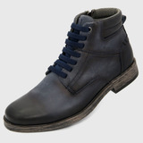 Bota Botina Coturno Masculino Confortável Flexível Casual
