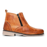 Bota Botina Country Masculina De Couro Ziper Black Friday