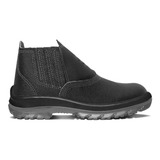 Bota Botina De Segurança Cartom Epi Bidensidade Com Bico Pvc