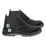 Bota Botina Epi Bidensidade Bico Pvc Trabalho Unissex Com Ca