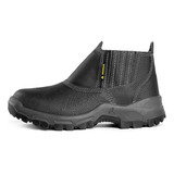 Bota Botina Segurança Bico Biqueira Pvc Trabalho Ca 45258