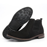 Bota Botina Vittal Black Friday 100% Couro Legitimo Chelsea