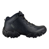 Bota Bull Terrier Ranger Masculina Couro Legítimo Preta