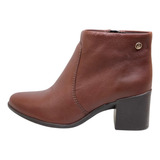 Bota Cano Curto Feminina Couro Bottero 314721