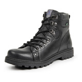 Bota Casual Coturno Couro Ecológico Original Leve (1713)