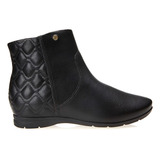 Bota Casual Feminina Cano Curto Comfortflex