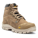Bota Caterpillar Masculina Coturno Adventure Couro Reforçado