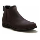 Bota Chelsea Confort Couro Legitimo Crazy Horse Lookstock.