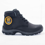 Bota Com Ca Preta Bota Gogowear Botina Com Bico De Pvc Obra