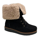 Bota Com Pelo Lã 100% Forrada Neve Original + Mais Cores