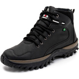 Bota Coturno Adventure Masculino Promoção Tênis Trilha Brind